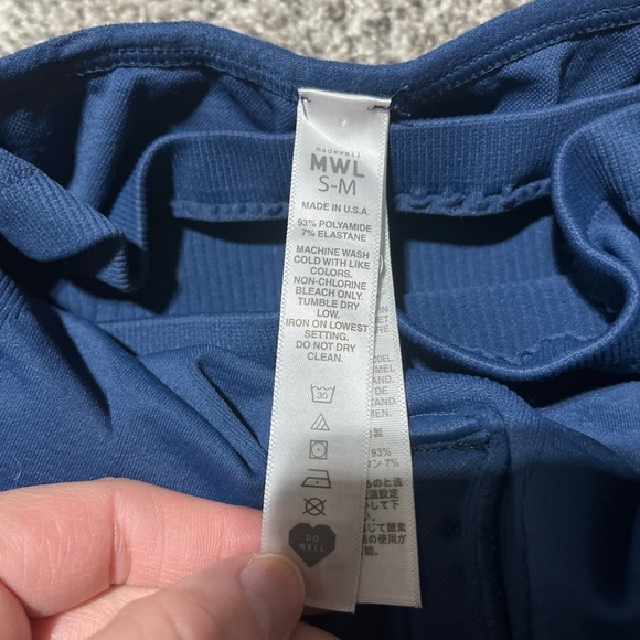 Madewell Seamless Halter Biker Unitard sz S-M - Picture 6 of 10